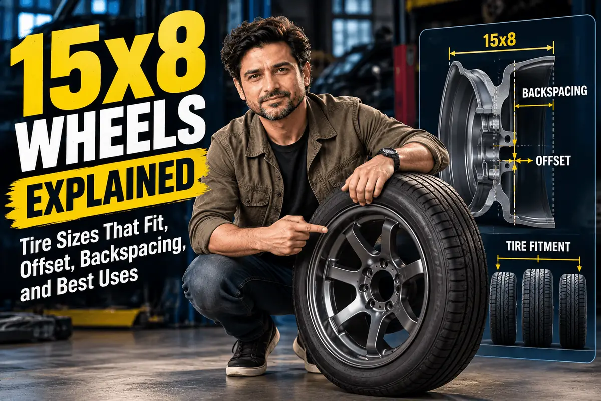 15x8 wheel with tire
