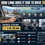 Planning a 200-mile drive