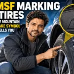 3PMSF mountain snowflake symbol on a tire