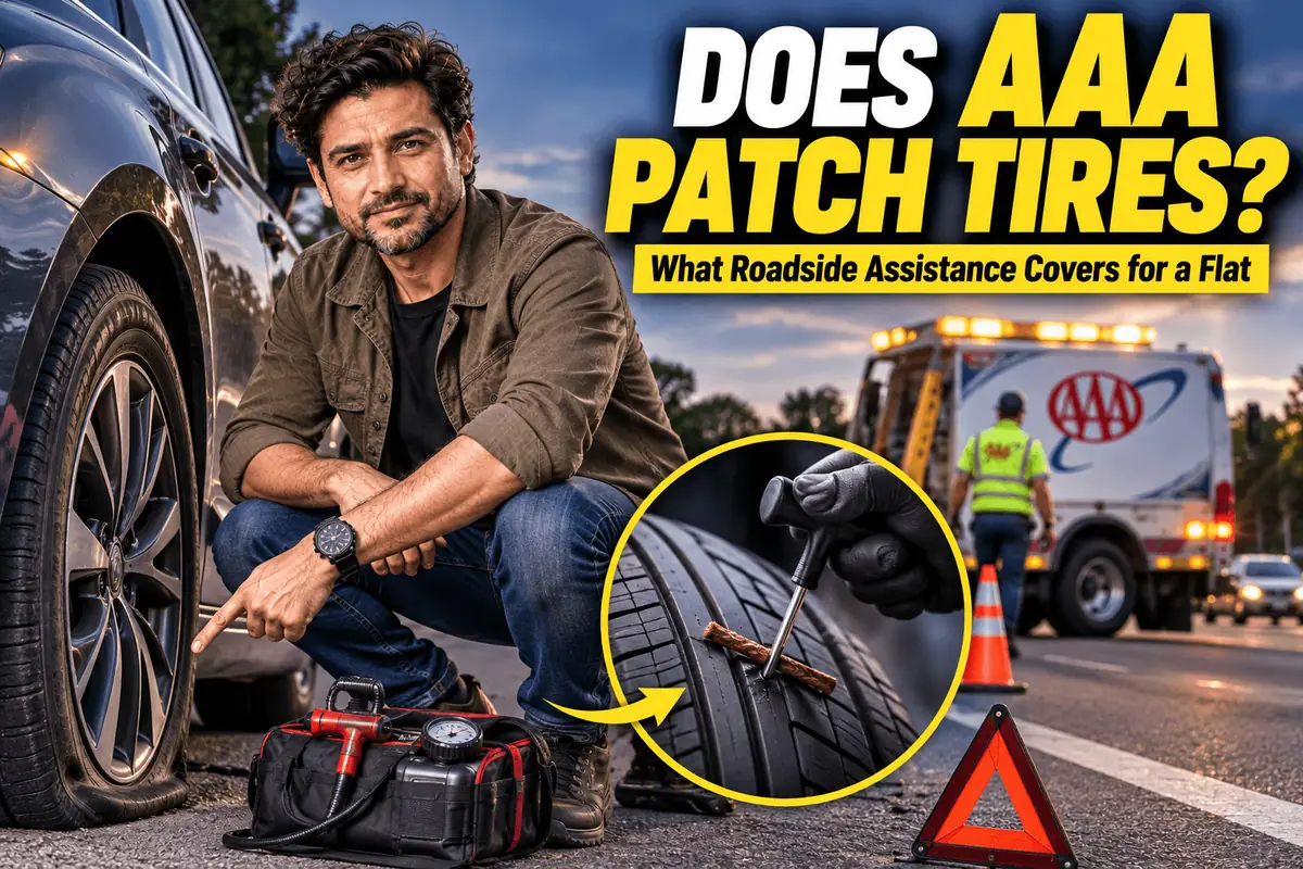 Roadside flat tire repair