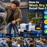Detailing a car at home