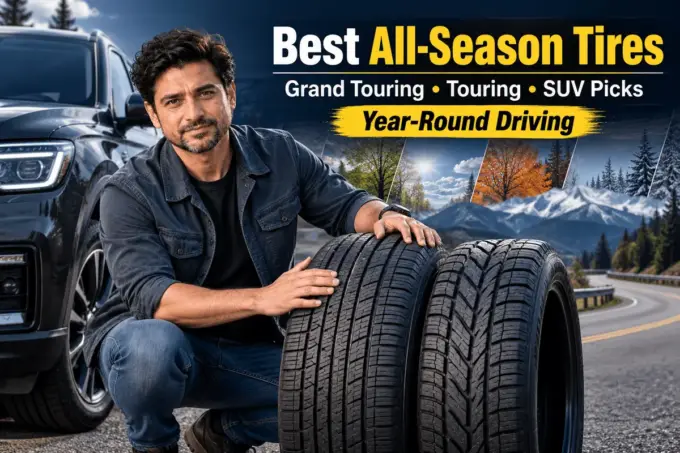 All-season tires on the road