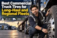 Commercial truck tires for long-haul fleets