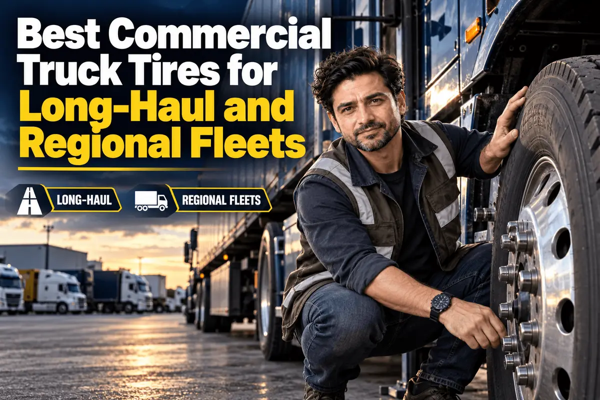 Commercial truck tires for long-haul fleets