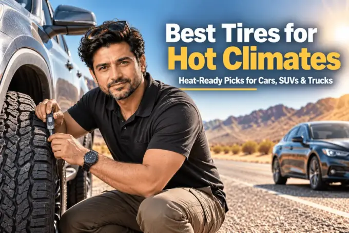 Tires for hot weather and high road temperatures