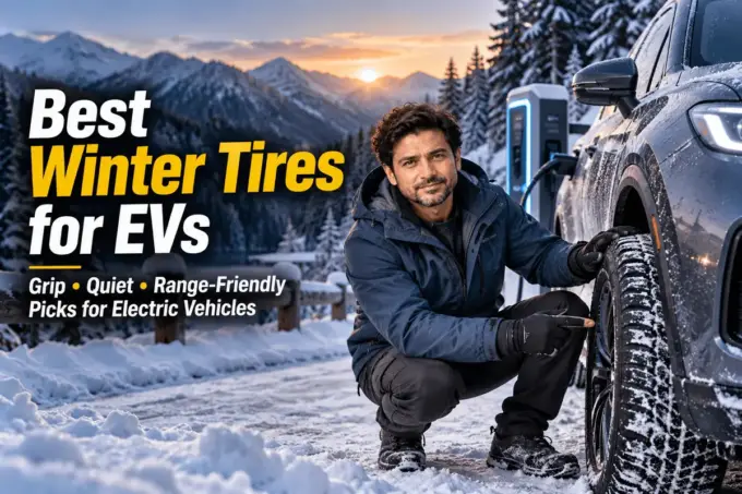 Winter tires on an electric vehicle