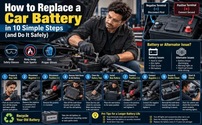 Replacing a car battery