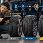 Budget, mid-range and premium tires compared
