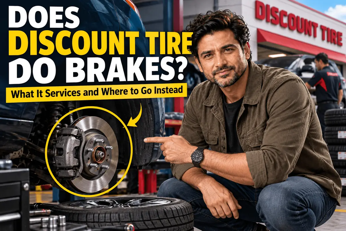 Brake service at Discount Tire