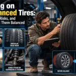 Driving on unbalanced tires