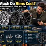 Wheel prices by material and size