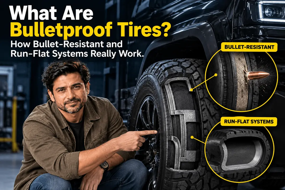 Bulletproof and run-flat tire construction