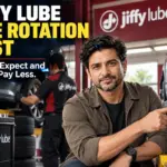 Tire rotation at Jiffy Lube