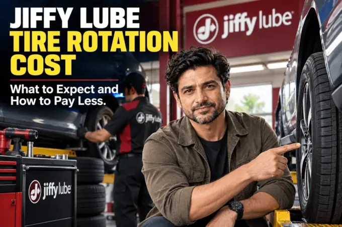 Tire rotation at Jiffy Lube