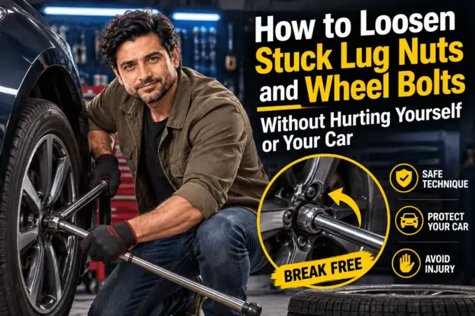 Loosening stuck lug nuts