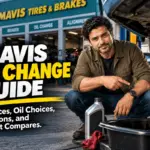 Oil change at Mavis