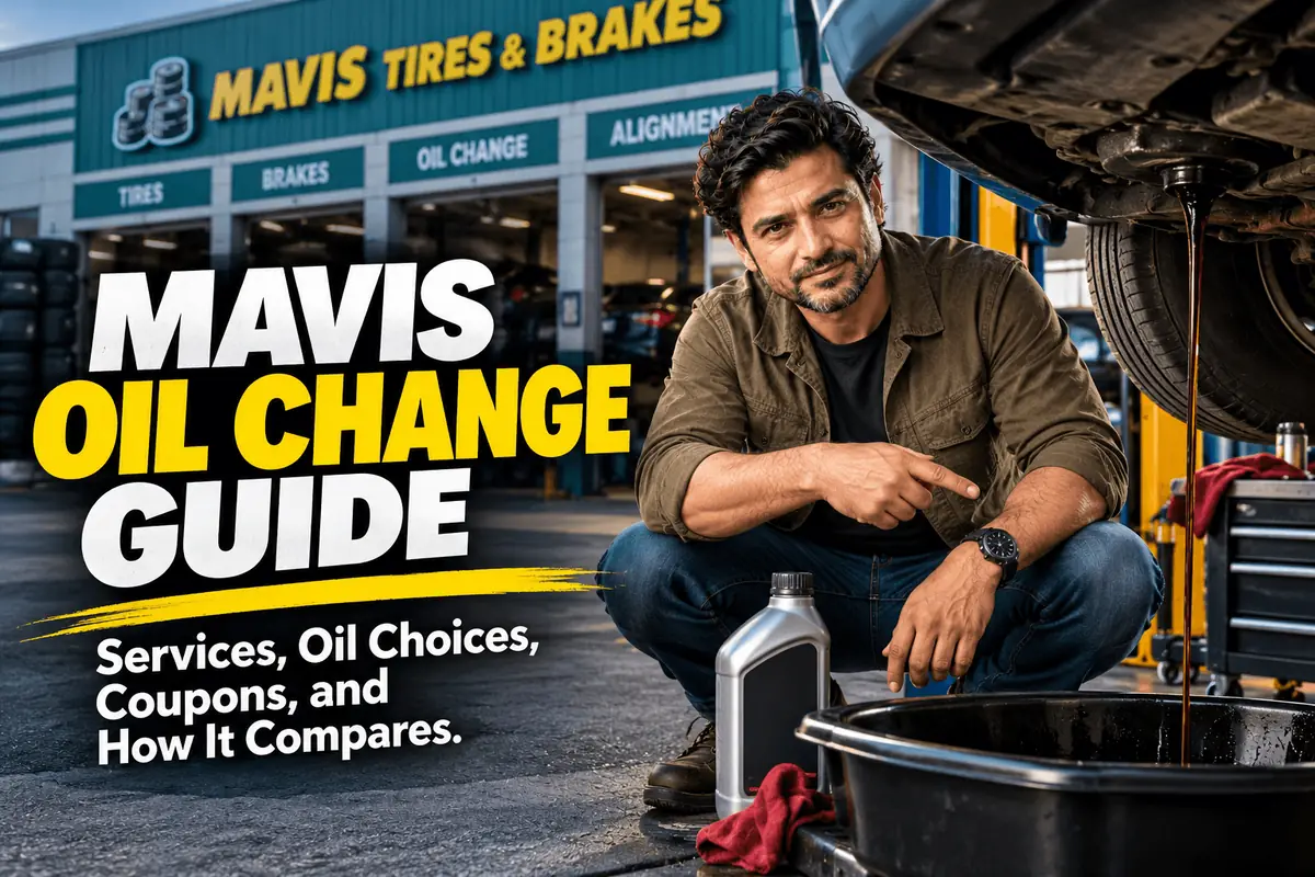 Oil change at Mavis
