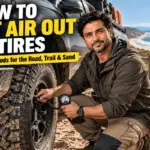 Letting air out of tires for off-road driving