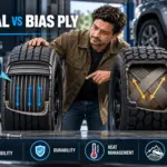 Radial and bias-ply tire construction compared