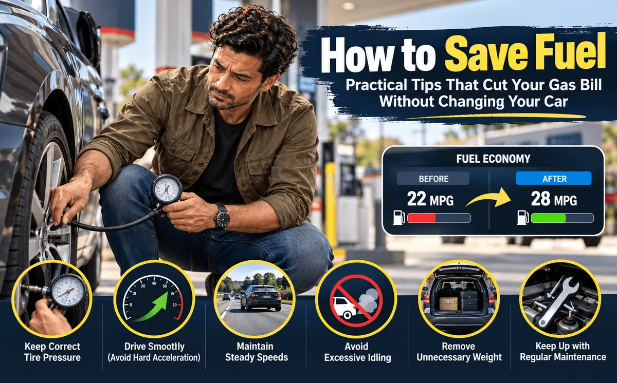 Tire pressure and fuel-saving tips