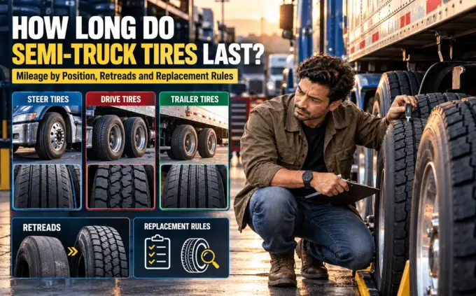 Semi truck tires
