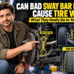 Sway bar links and tire wear