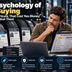 Choosing tires at a tire shop