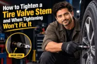 Tightening a tire valve stem