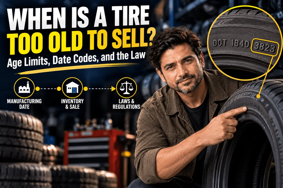 Checking a tire DOT date code for age