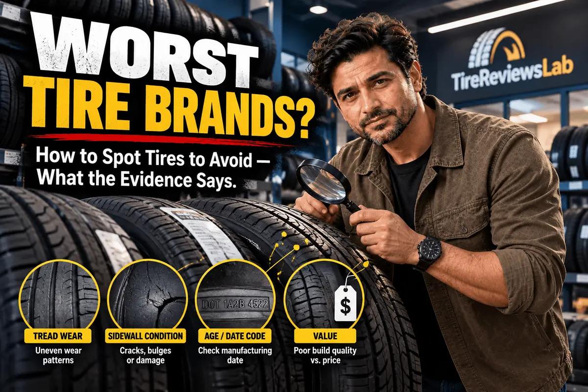 Inspecting low-quality tires