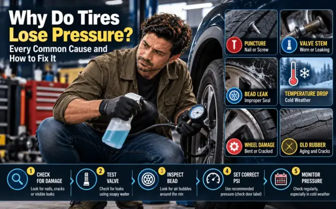Tire losing air pressure