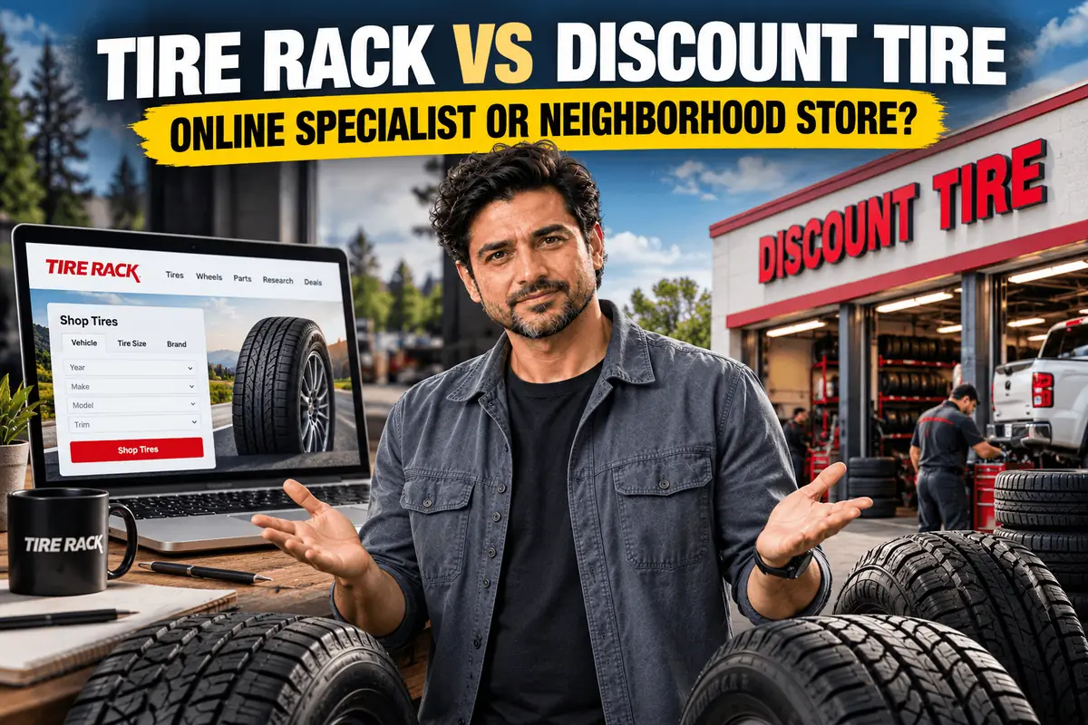 Tire Rack and Discount Tire compared