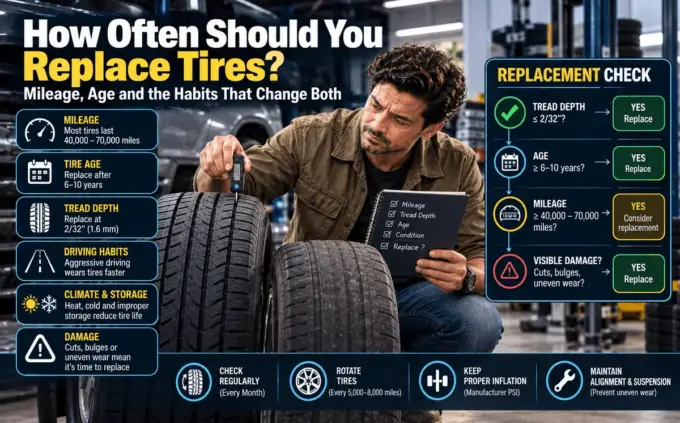 When to replace tires