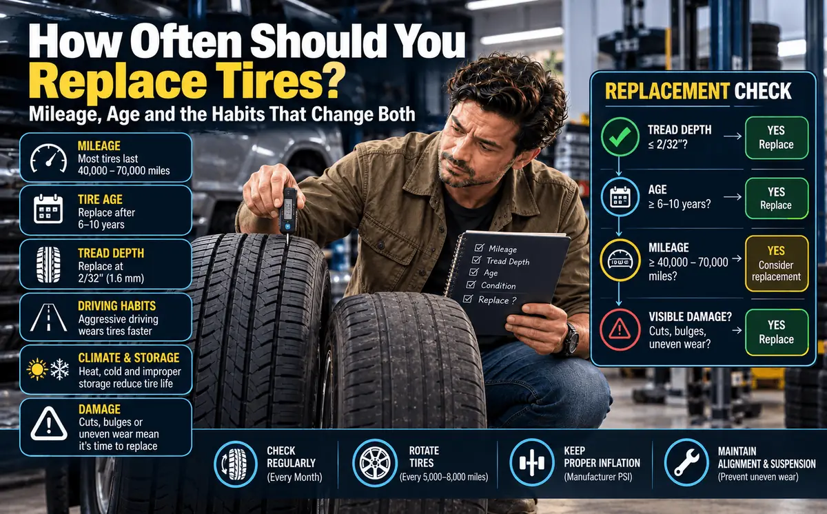 When to replace tires