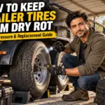 Trailer tires protected from dry rot