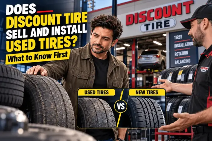 Used and new tires compared