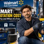 Tire rotation at Walmart