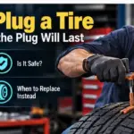 Plugging a punctured tire